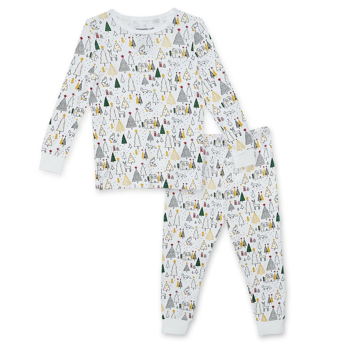 So Silent Night Modal Magnetic Toddler Pajama Set