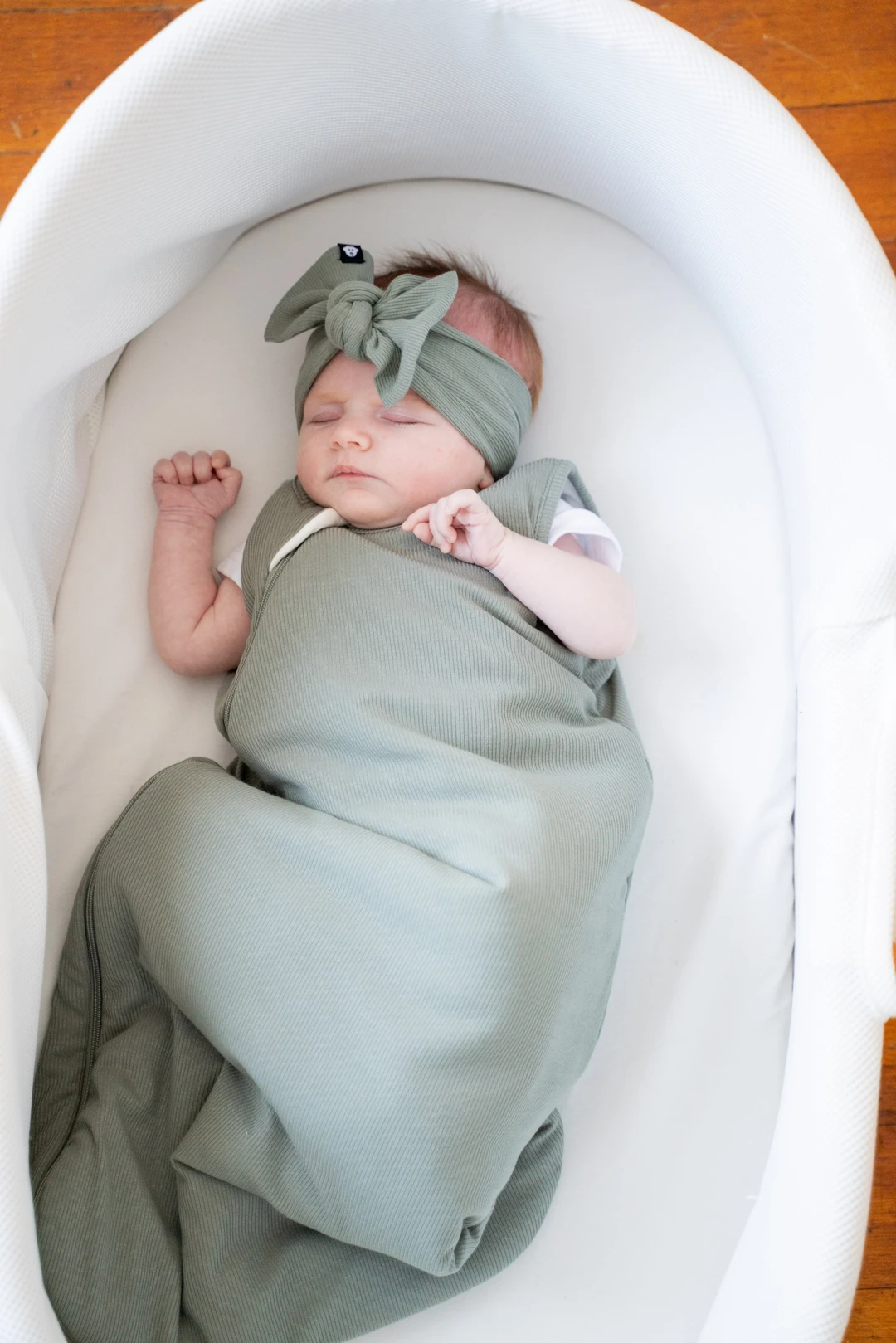 Sleep Sack - Olive Green Ribbed
