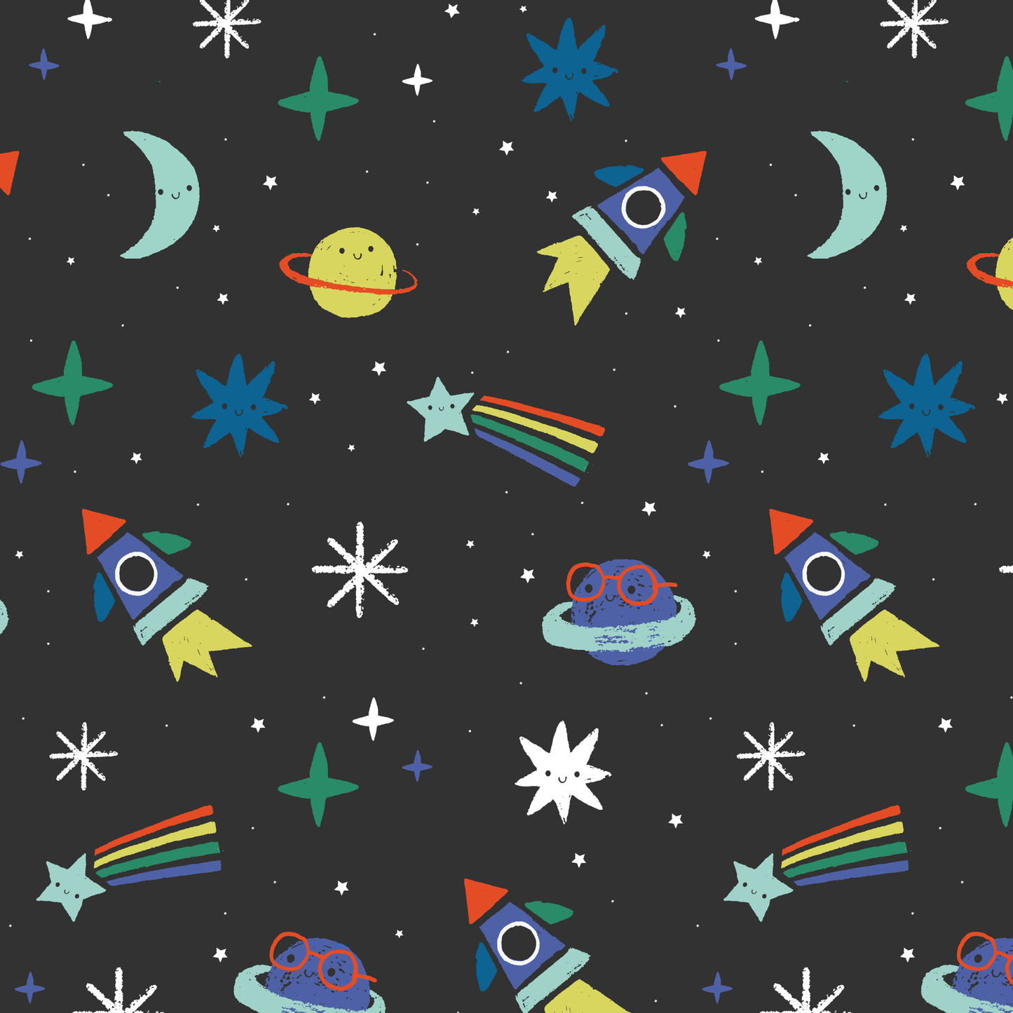 Space Chase Modal Swaddle Blanket