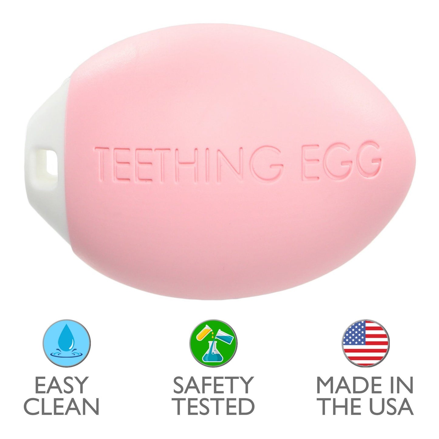 The Teething Egg Teether - Pink