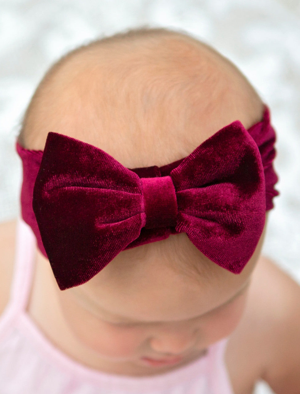 Velvet Bow Headbands