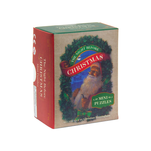 The Night Before Christmas Book and Mini Puzzles Kit